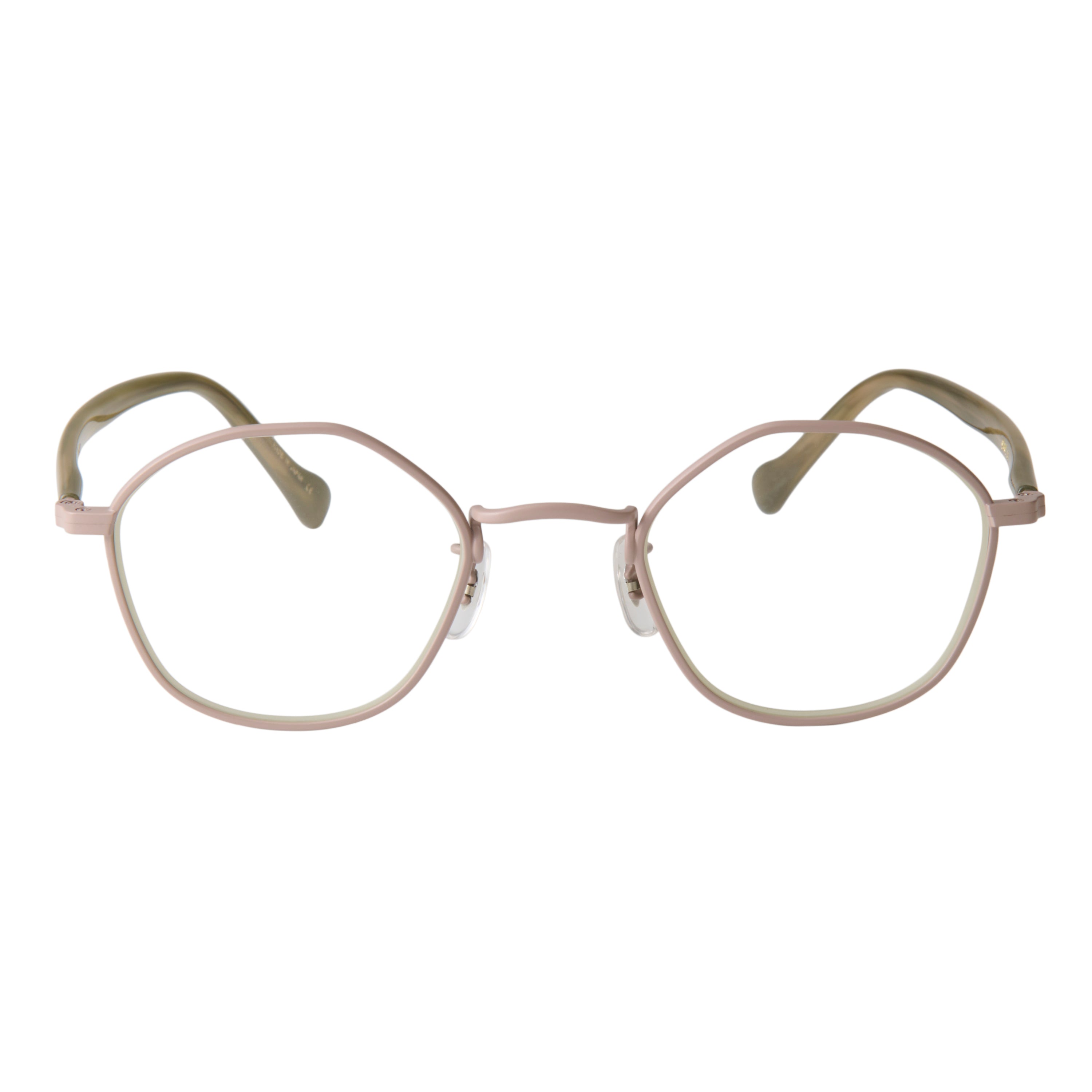 gravel-8　green stone x beige　clear lens