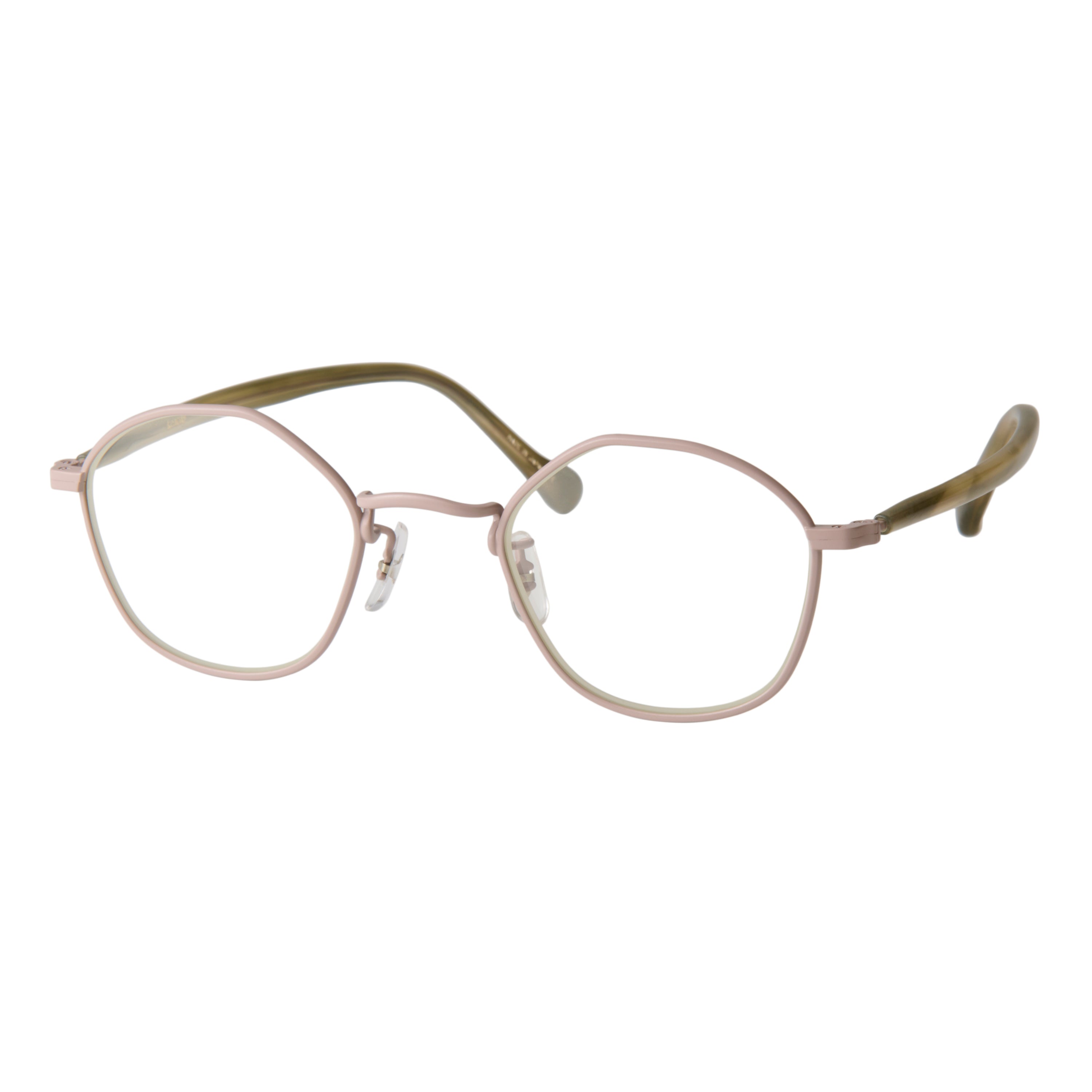 gravel-8　green stone x beige　clear lens