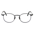 louis　black　clear lens
