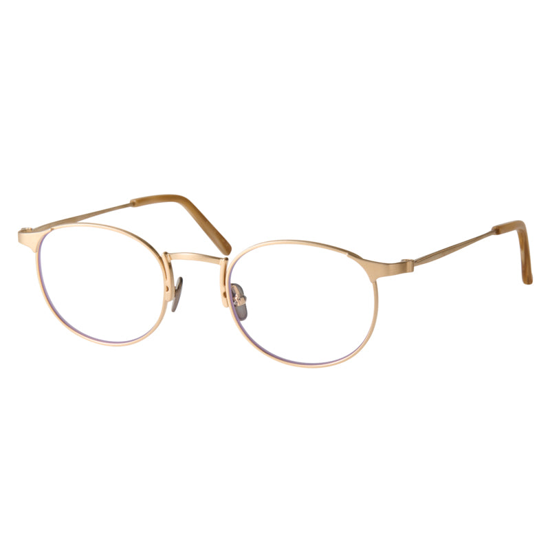 louis　gold　clear lens