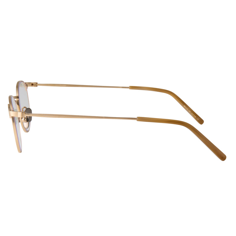 louis　gold　clear lens