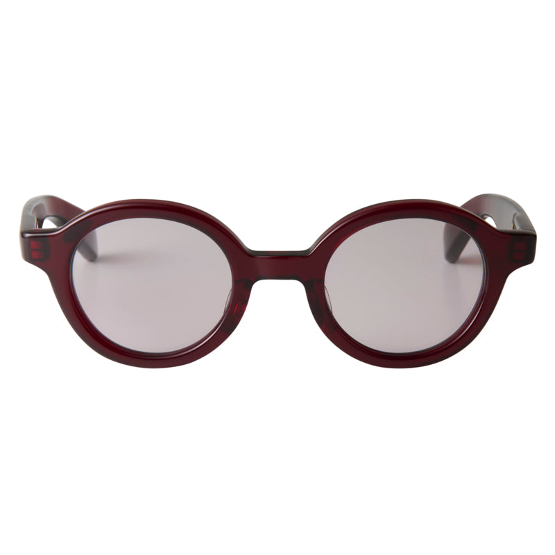 peter　burgundy　gray lens
