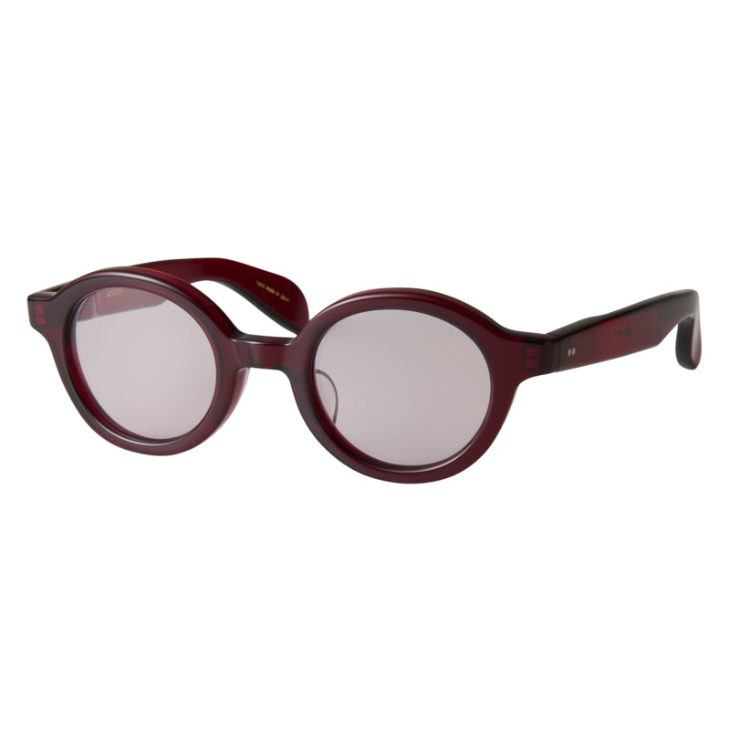 peter　burgundy　gray lens