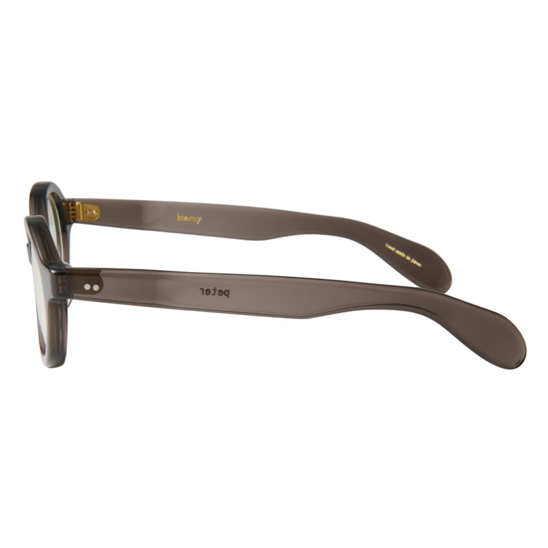 peter　clear gray　clear lens
