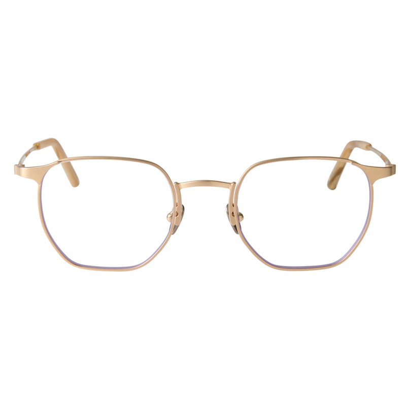 william　gold　clear lens