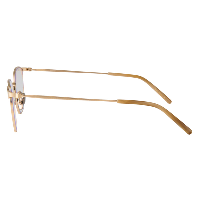 william　gold　clear lens