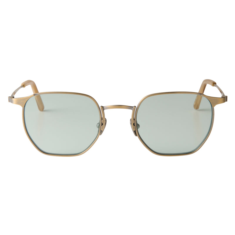 william　antique gold　green lens