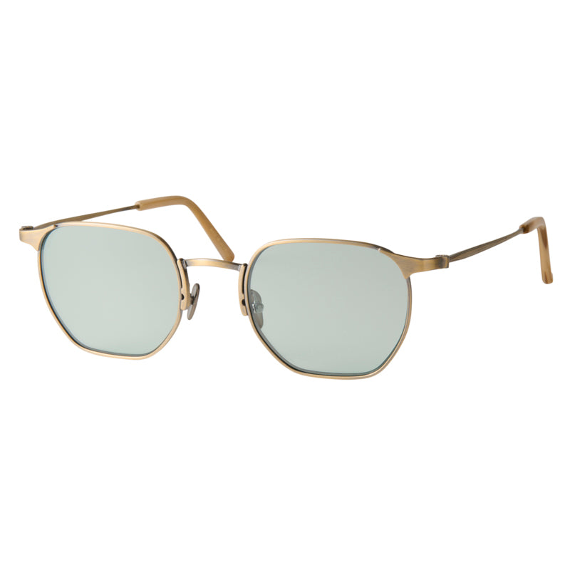 william　antique gold　green lens