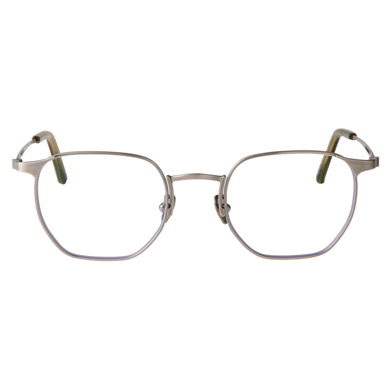 william　antique silver　clear lens