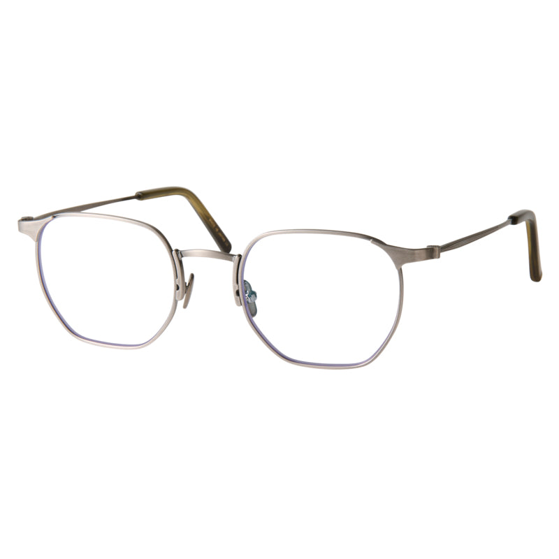 william　antique silver　clear lens