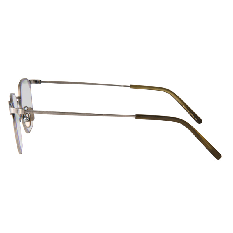 william　antique silver　clear lens