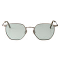 william　antique silver　green lens