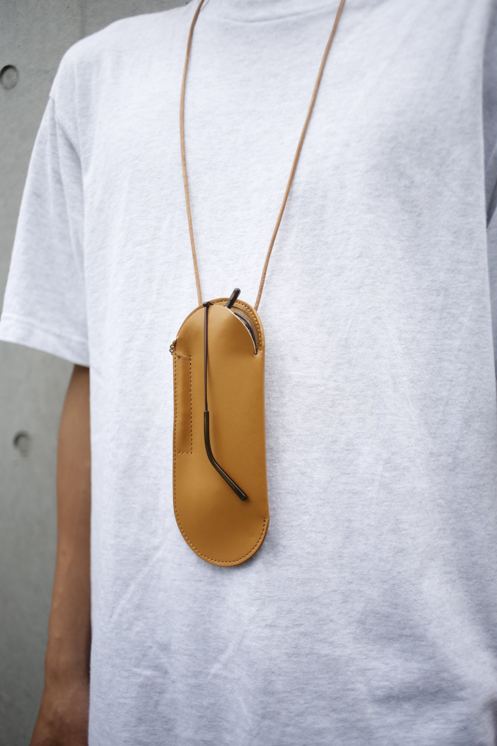 glasses case camel