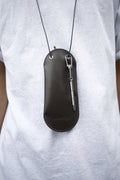 glasses case dark brown