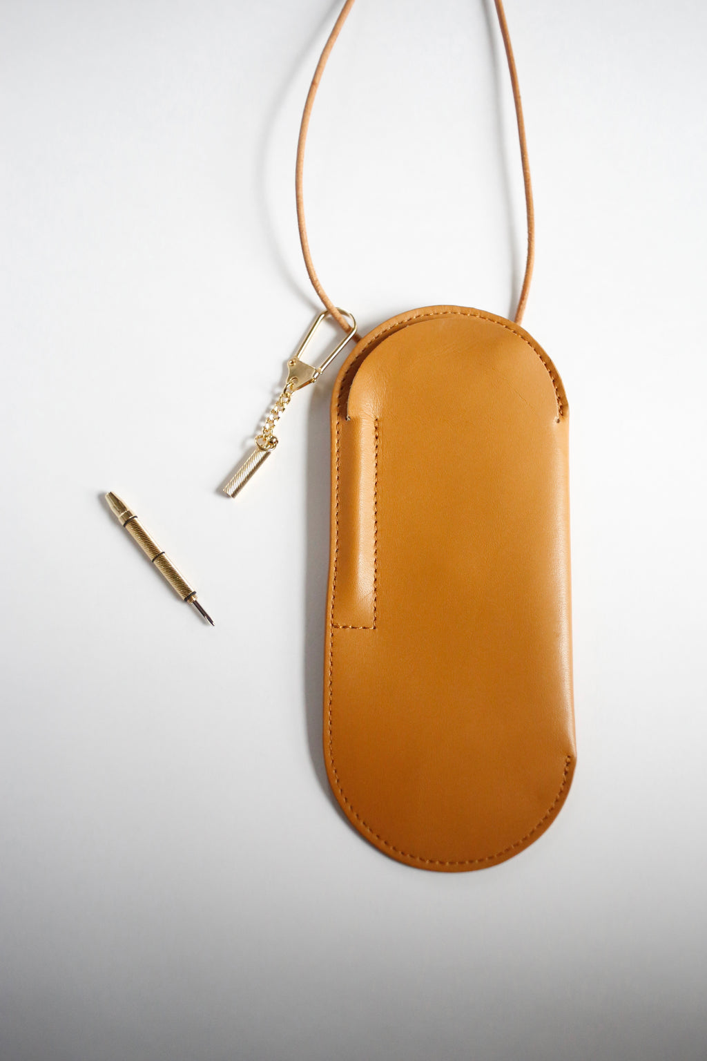 glasses case camel