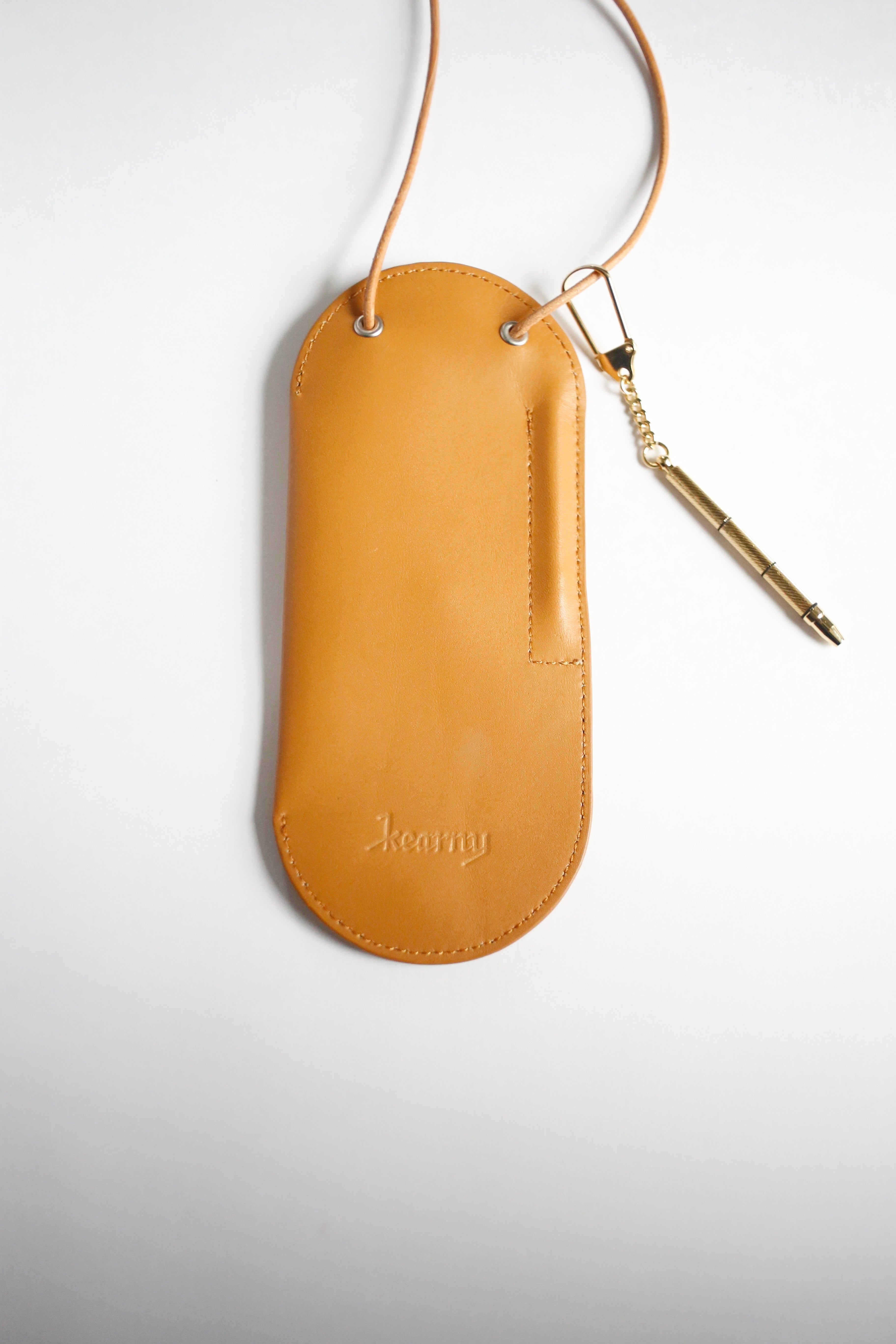 glasses case camel