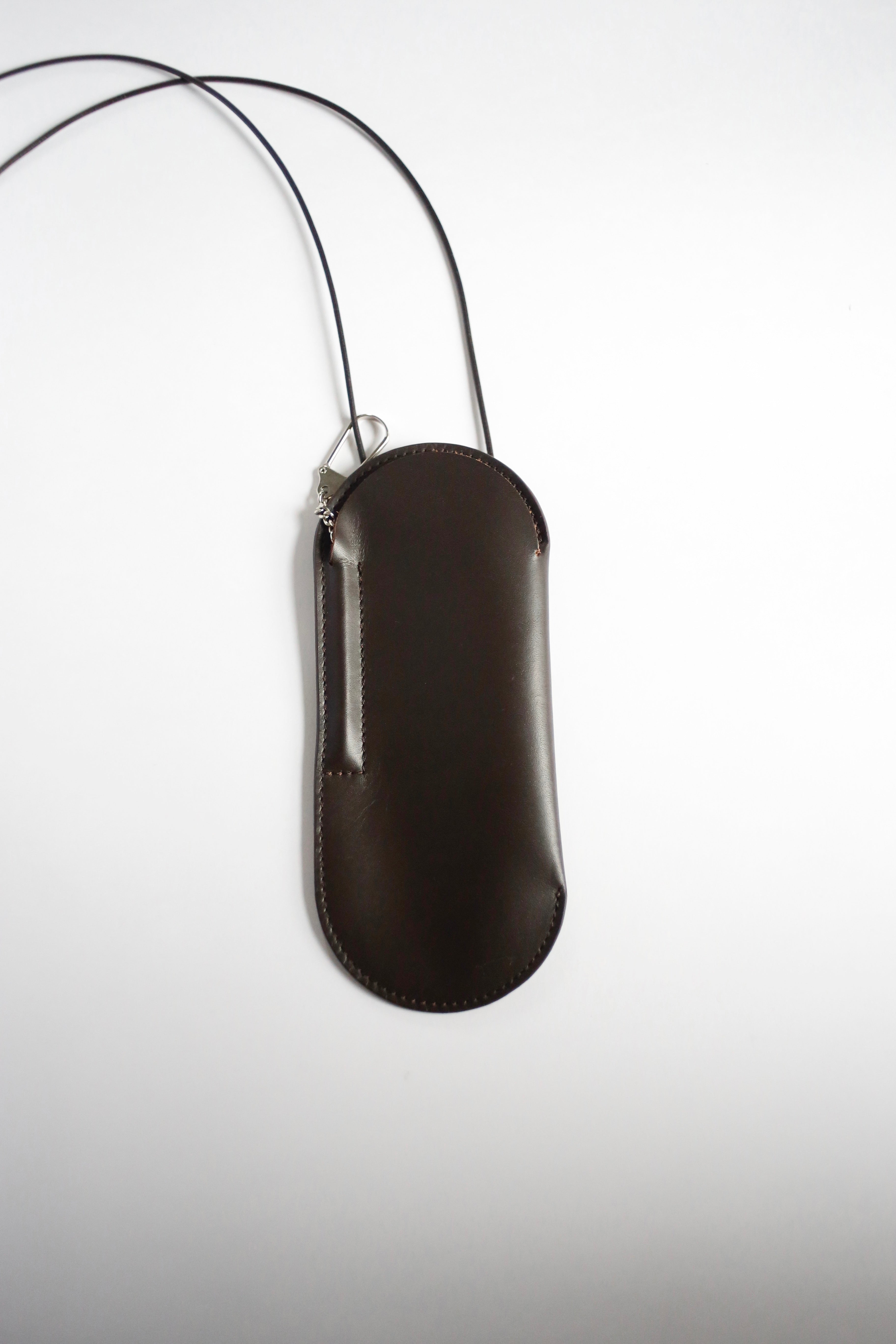glasses case dark brown