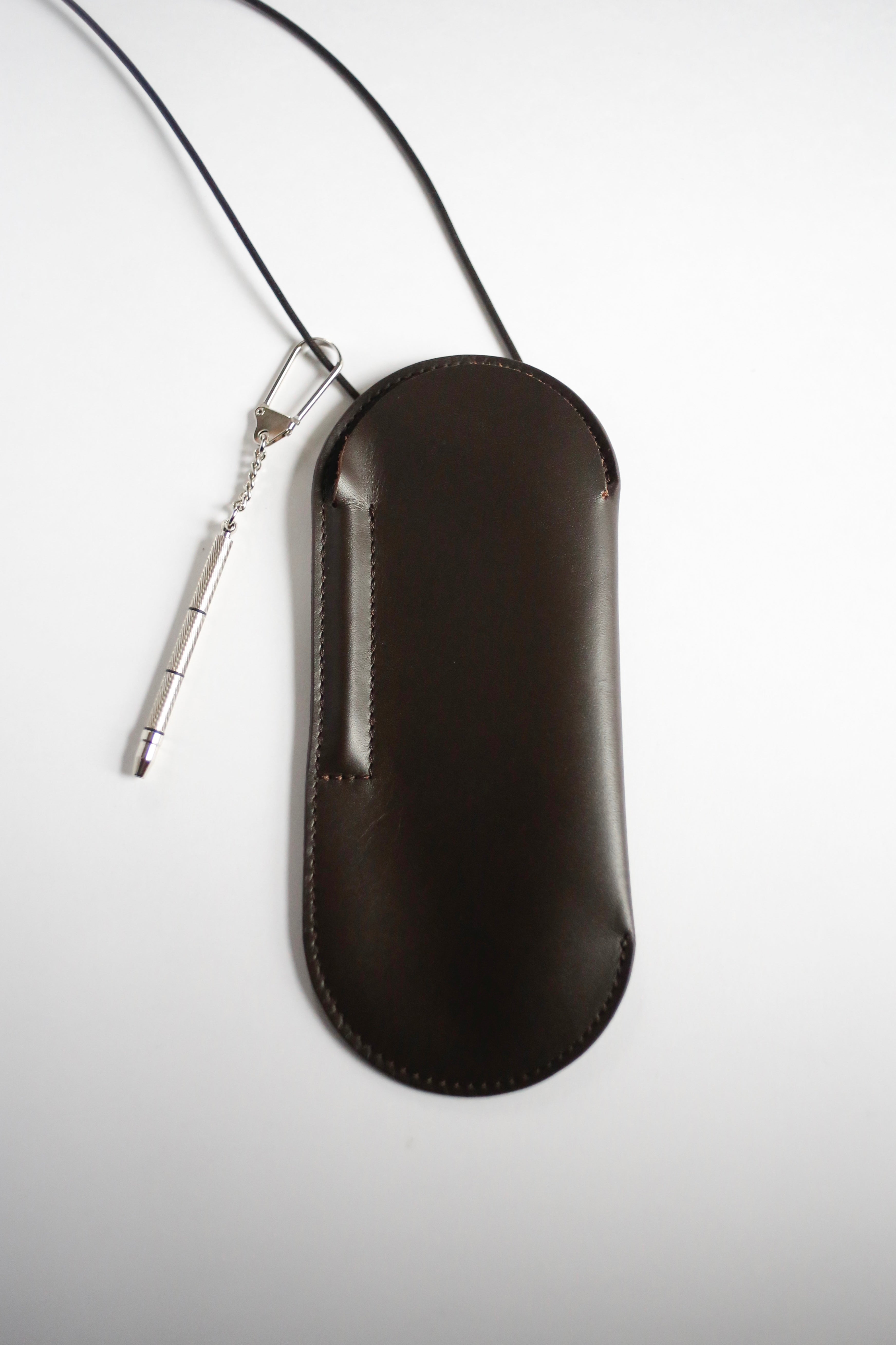 glasses case dark brown
