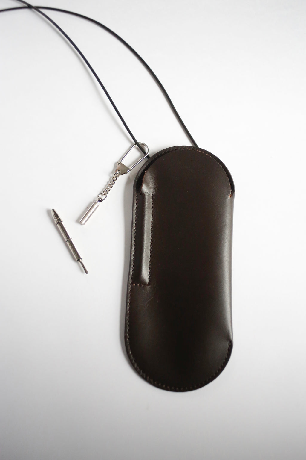 glasses case dark brown