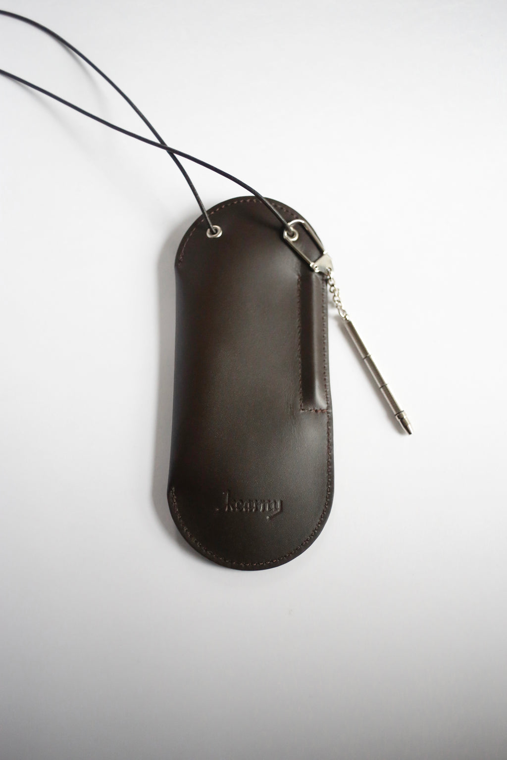glasses case dark brown