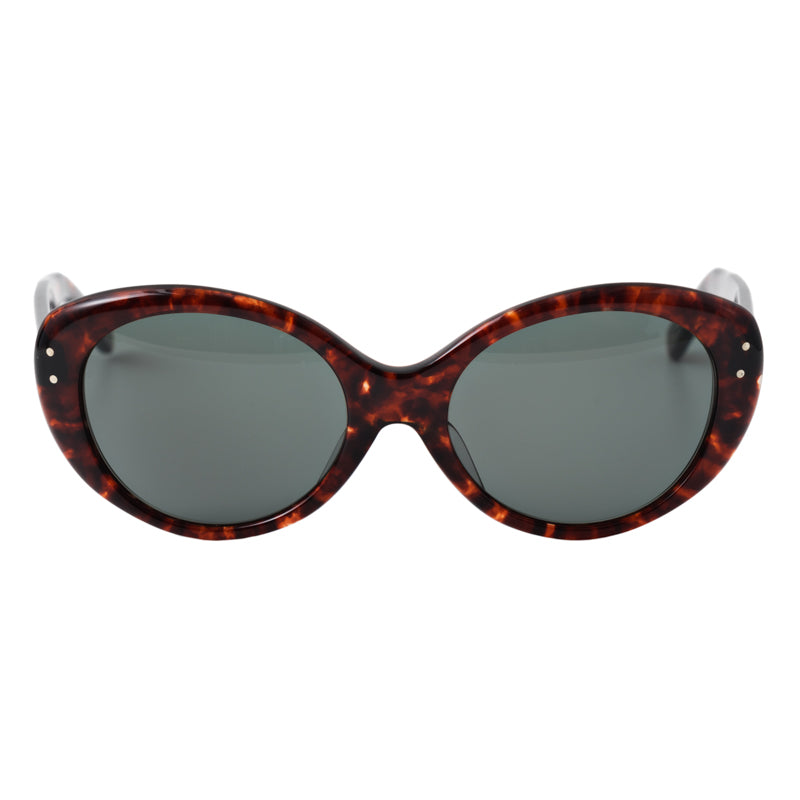 mary　tortoiseshell　dark green lens