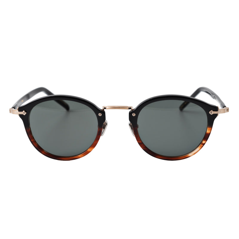 milton　black/brown　dark green lens
