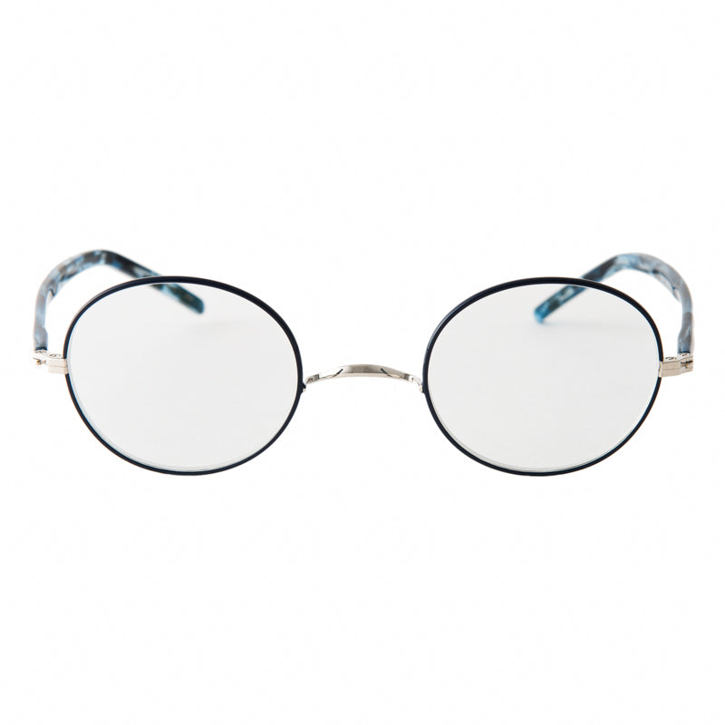 peaks　navy　clear lens
