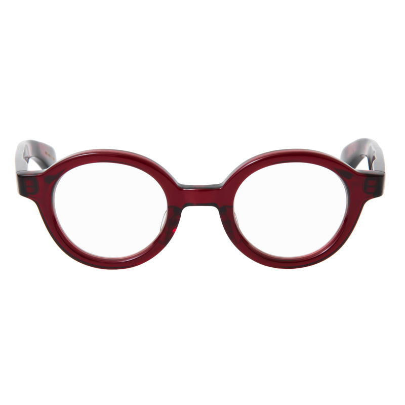 peter　burgundy　clear lens