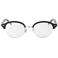 sirmont brow　black　clear lens